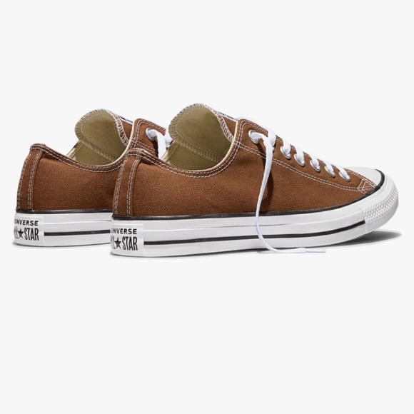 Converse Chuck Taylor All Star Low Top Brown Canvas Sneakers Women’s Size 10 New - Picture 5 of 14